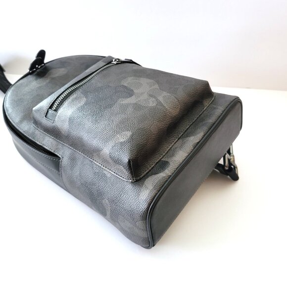 Coach CW312 West Pack Signature Camo Sling Bag Grey Multi - Picture 6 of 7